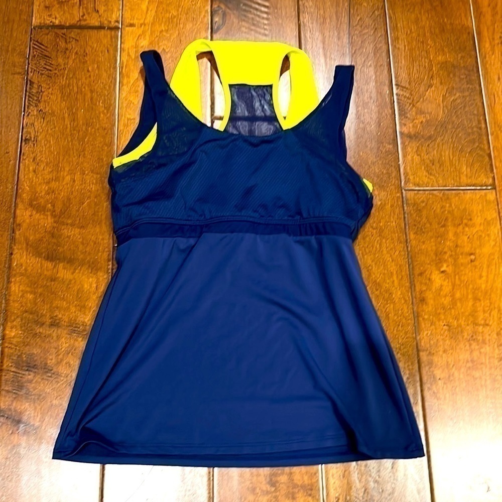 LUCKY IN LOVE MESH SIDES TENNIS GOLF
SPORTS TANK TOP SMALL - Picture 3 of 8